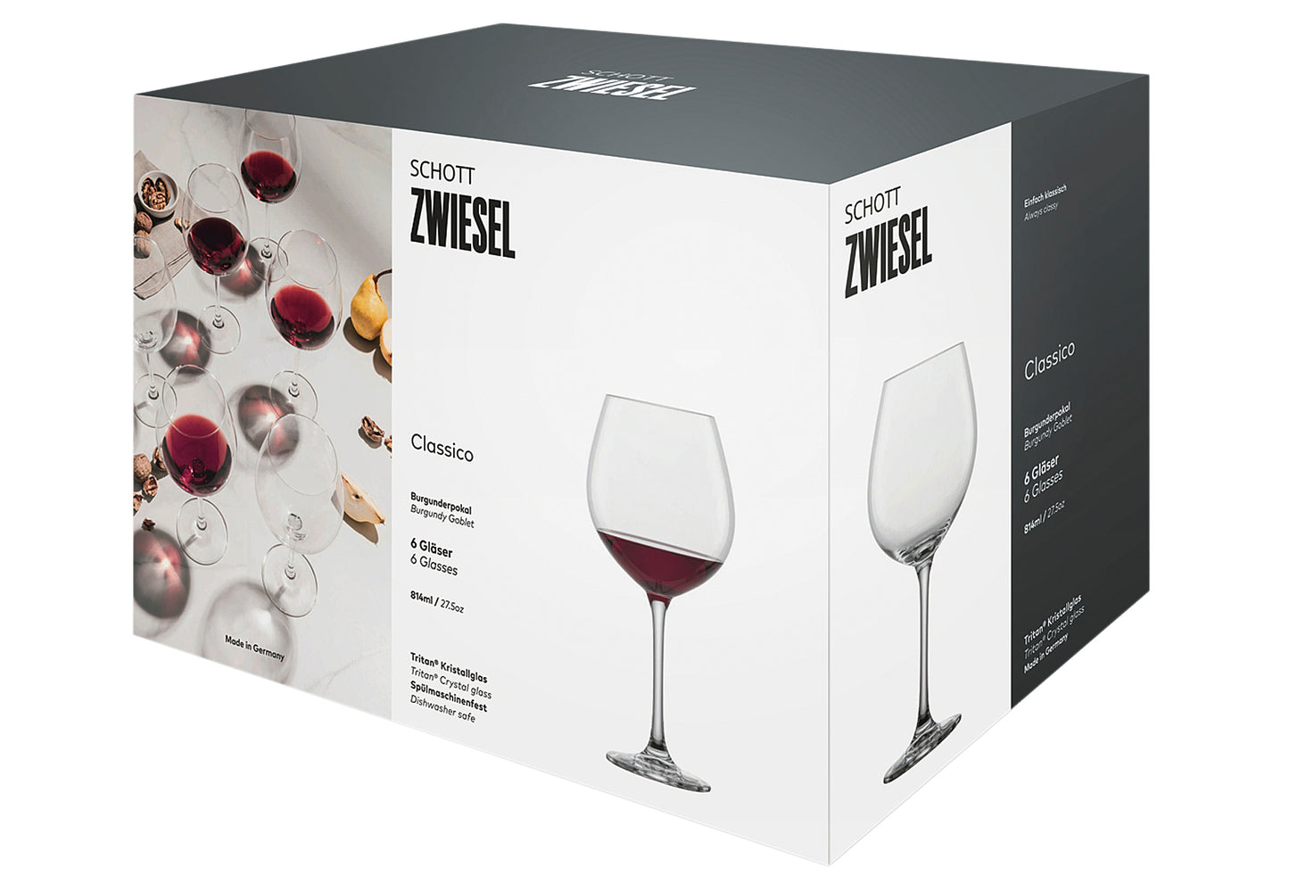 Burgunderpokal Classico 6er Set