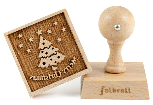 Keksstempel Merry Christmas 55x55mm
