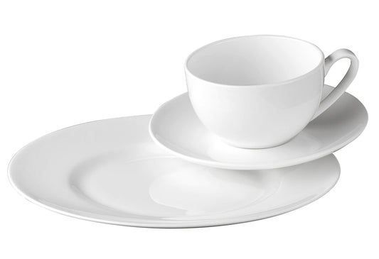 Kaffeeset Jade weiß 18teilig