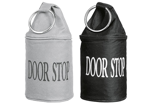 Türstopper doorstop 2,76 kg 34cm Ø13,5cm grau/schwarz