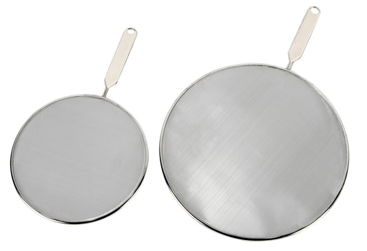 Spritzschutzsieb-Set Aluminium/Streckmetall Ø20+29cm 2teilig