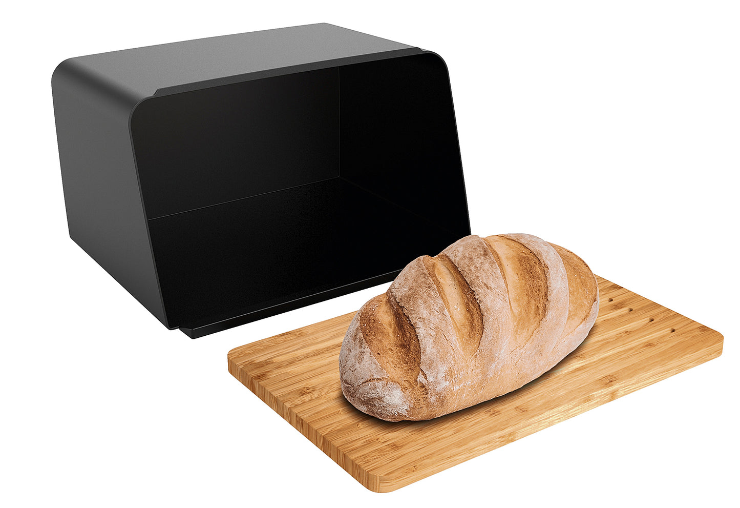 Brotkasten Kubo schwarz
