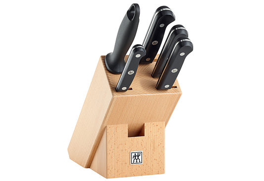 Messerblock Gourmet natur 6teilig