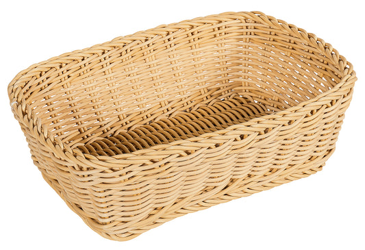 Brotkorb Kunststoff 31,5x22x10cm beige