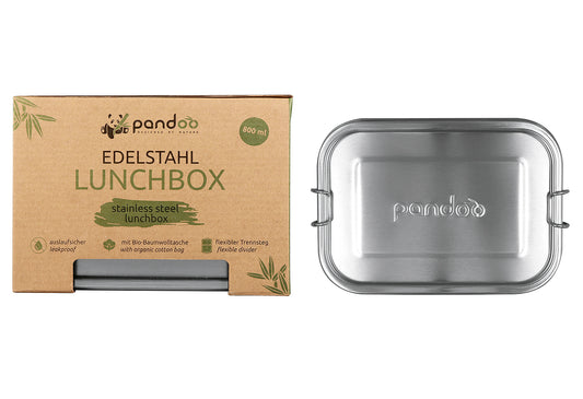 Lunchbox Edelstahl 800ml 17,5x12,5x6cm
