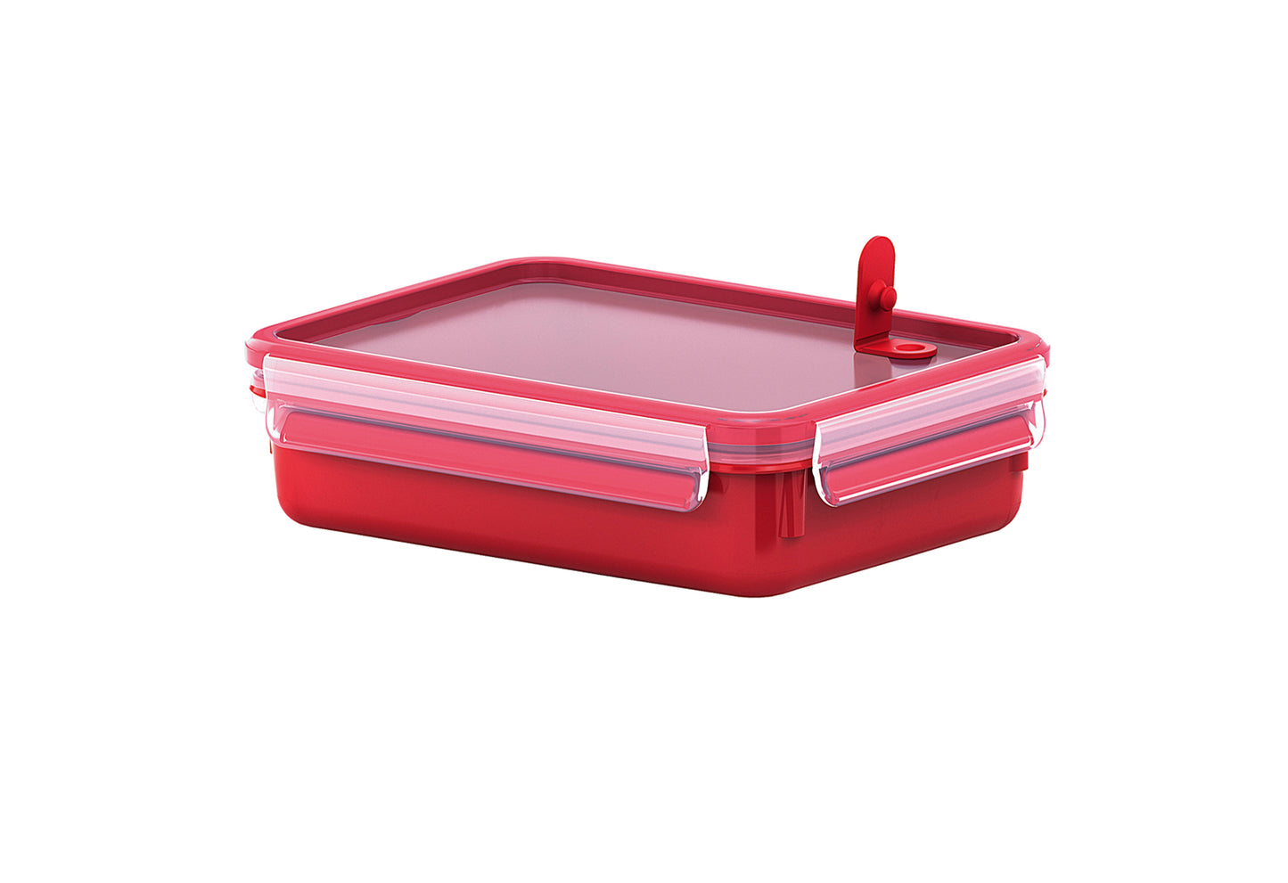 Mikrowellendose Clip&Micro 2.0 0,55 l 16,3x11,3x5,8cm rot