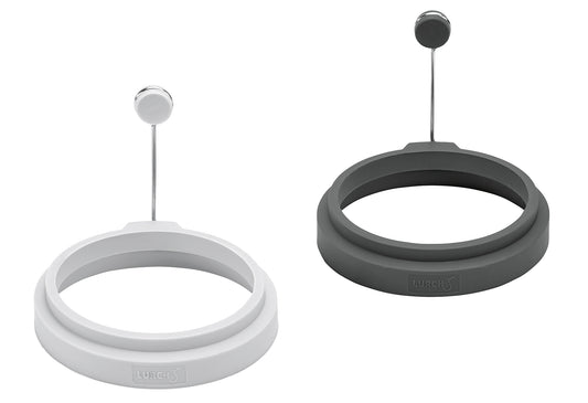 Eiformer rund light-/iron grey 2er Set