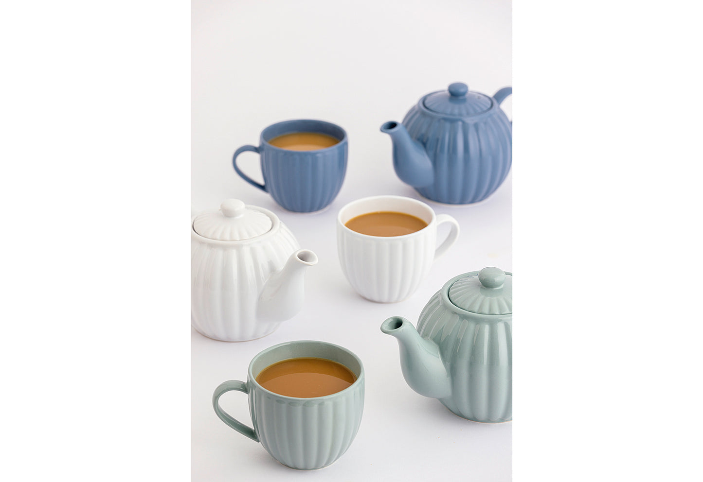 Teekanne Luxe 6 Tassen 1,1l blau