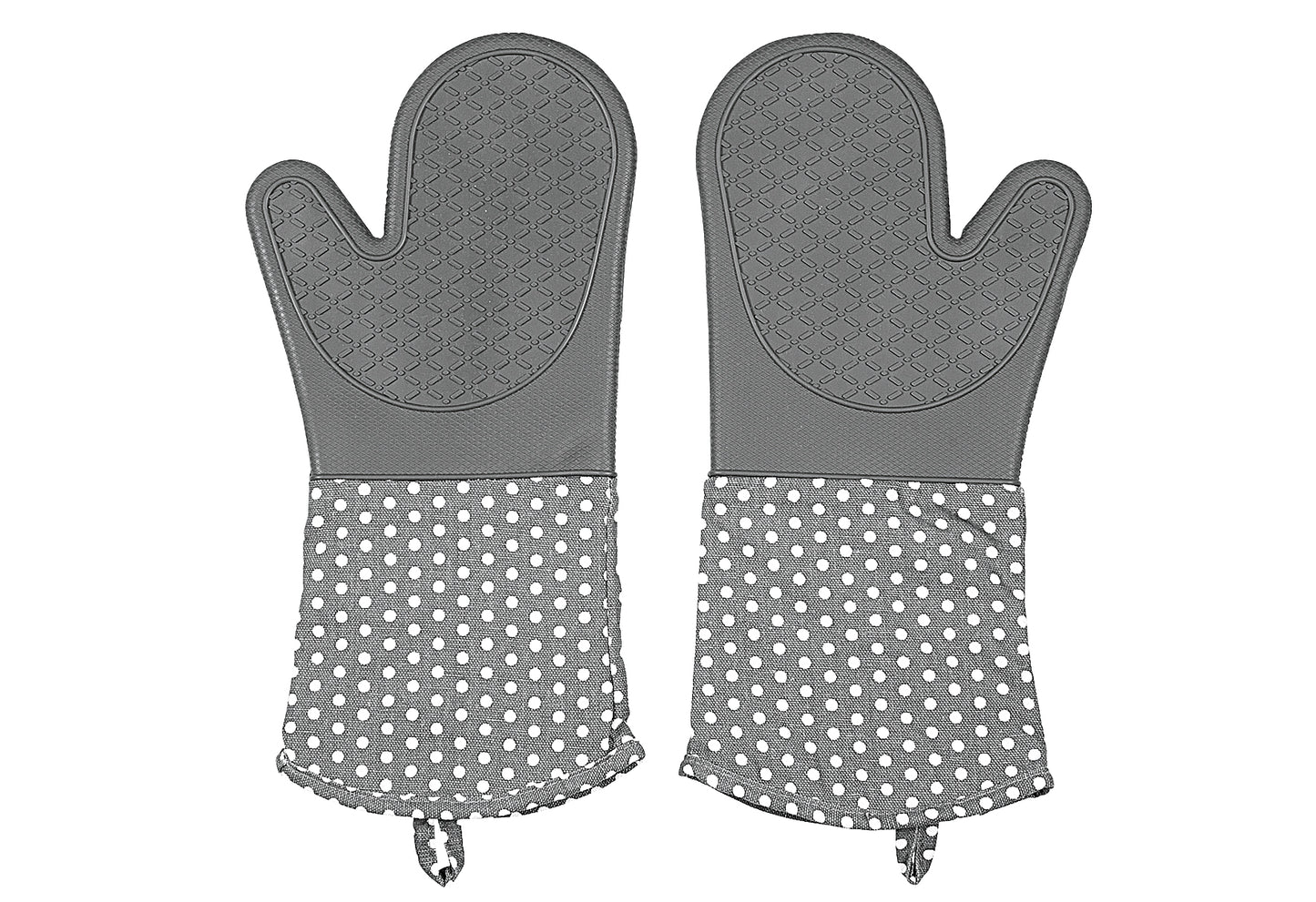 Topfhandschuh Silikon grau 1Paar
