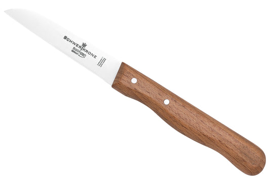 Gemüsemesser Buchenholz gerade 7,5cm Carbon