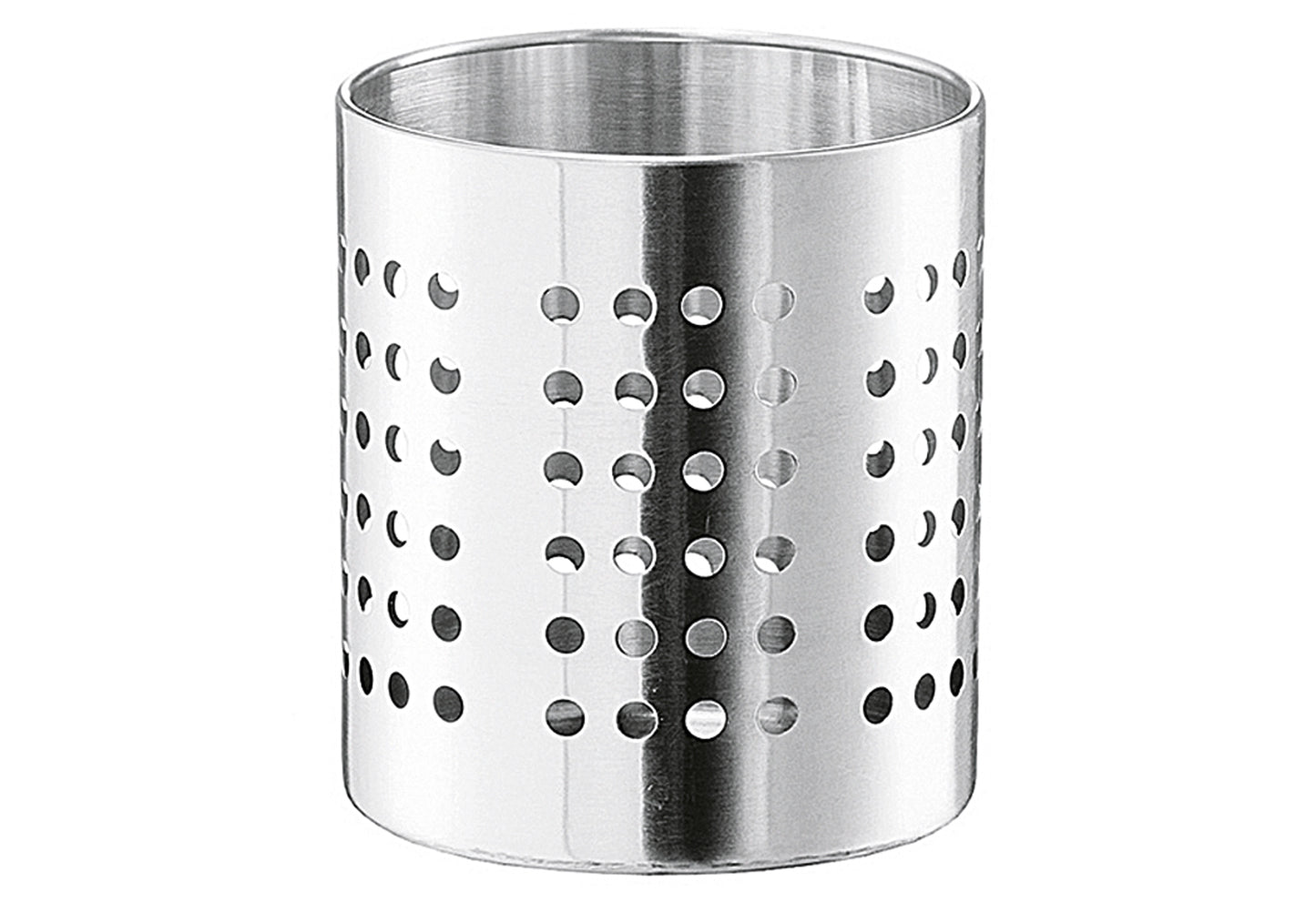 Besteckkorb Edelstahl 13cm Ø12cm silber
