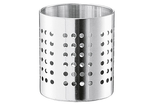 Besteckkorb Edelstahl 13cm Ø12cm silber