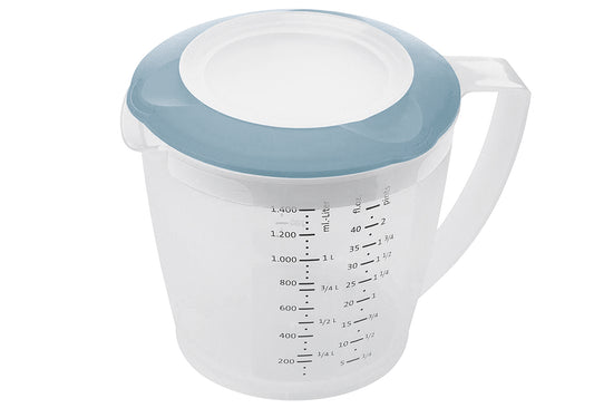 Rührbecher mit Deckel Helena 1,4l blau
