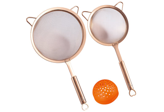 Küchensieb Set rosé/gold