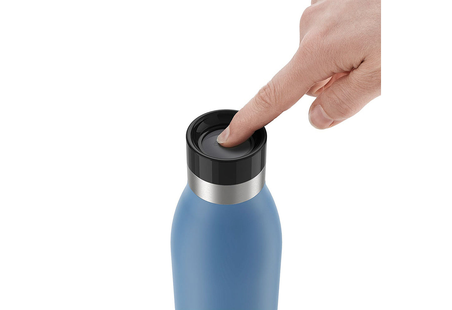 Trinkflasche Bludrop 0,7l basic aqua blue