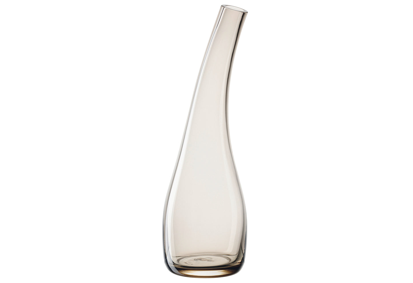 Vase Luminosa geschwungen 30cm taupe