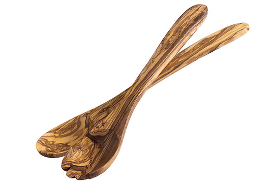 Salatbesteck Olivenholz L31cm