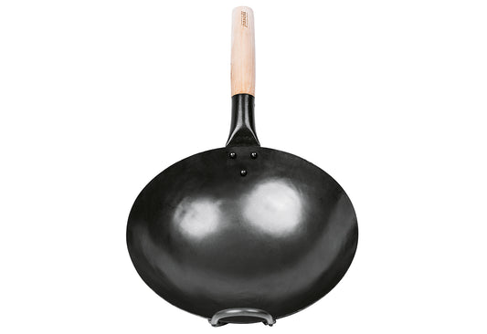 Wok Karbonstahl eingebrannt Ø36cm