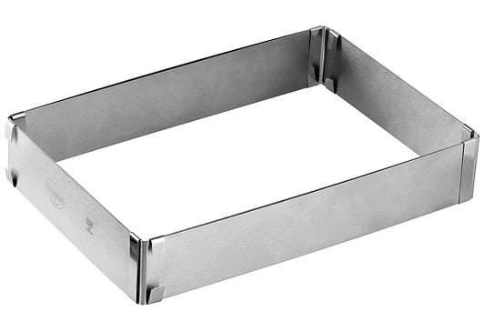 Backrahmen Varino ausziehbar 27,5-52x18,5-34x5cm Edelstahl - Ruder Home GmbH