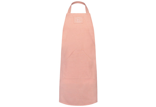 Schürze aus 100% recycelter Baumwolle One-Size Salmon