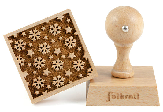 Keksstempel Schneeflocken & Sterne 55x55mm