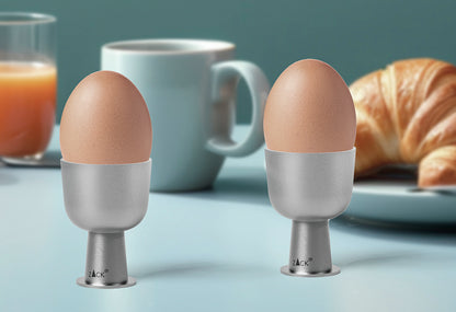 Eierbecher Edelstahl 2Stück