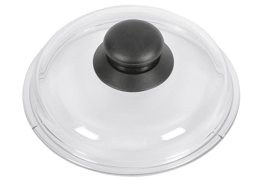 Glasdeckel mit Kunststoffknopf Ø16cm
