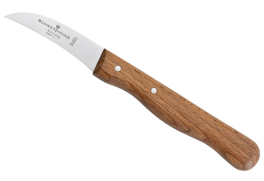 Gemüsemesser Buchenholz gebogen 5,5cm