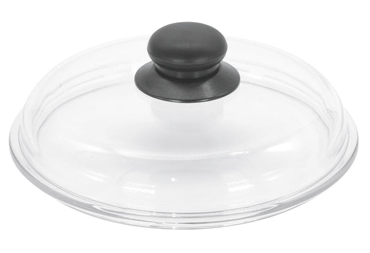 Glasdeckel mit Kunststoffknopf Ø20cm