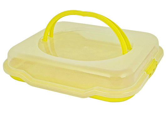 Kuchenbutler 46x38,5x9,5cm gelb