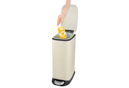 Treteimer Design Easy-Close 12l creme