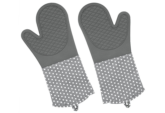 Topfhandschuh Silikon grau 1Paar