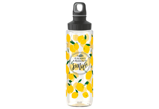Trinkflasche Drink2Go Tritan Smile 0,7l transparent