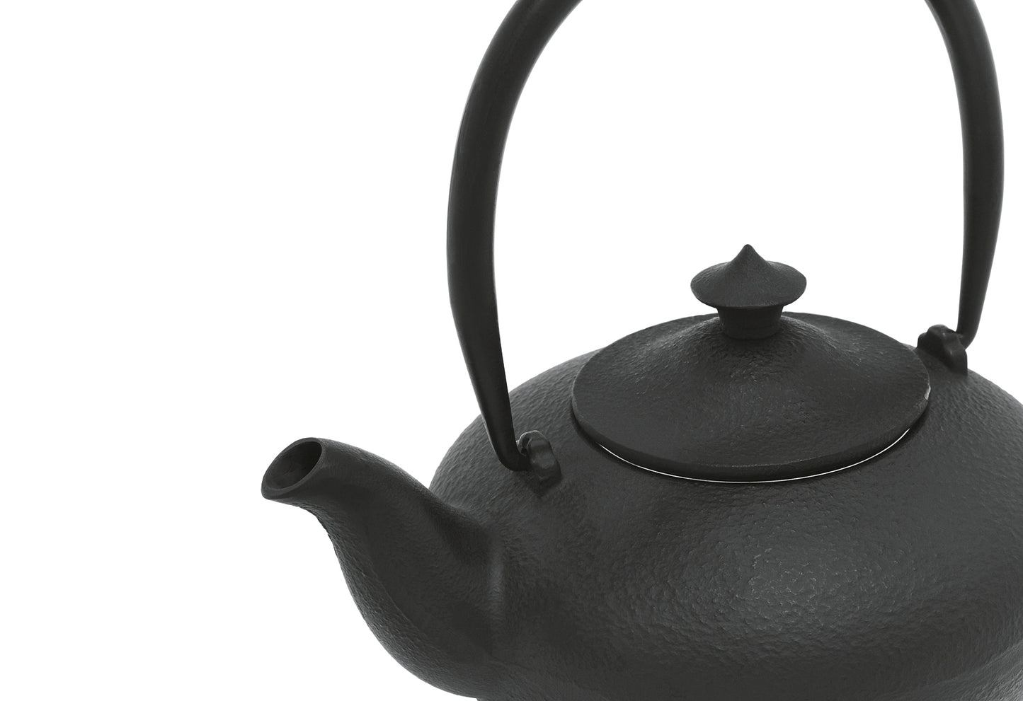 Teekanne mit 4 Teebechern Geschenkset Chengdu 5teilig schwarz