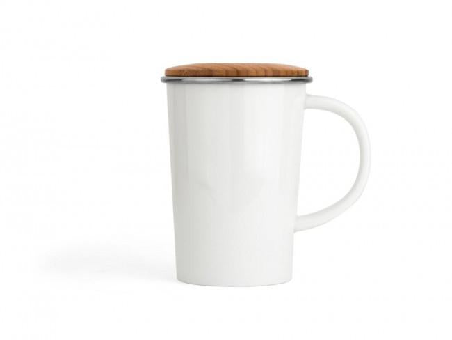 Teebecher Bamboo mit Filter und Deckel 400 ml