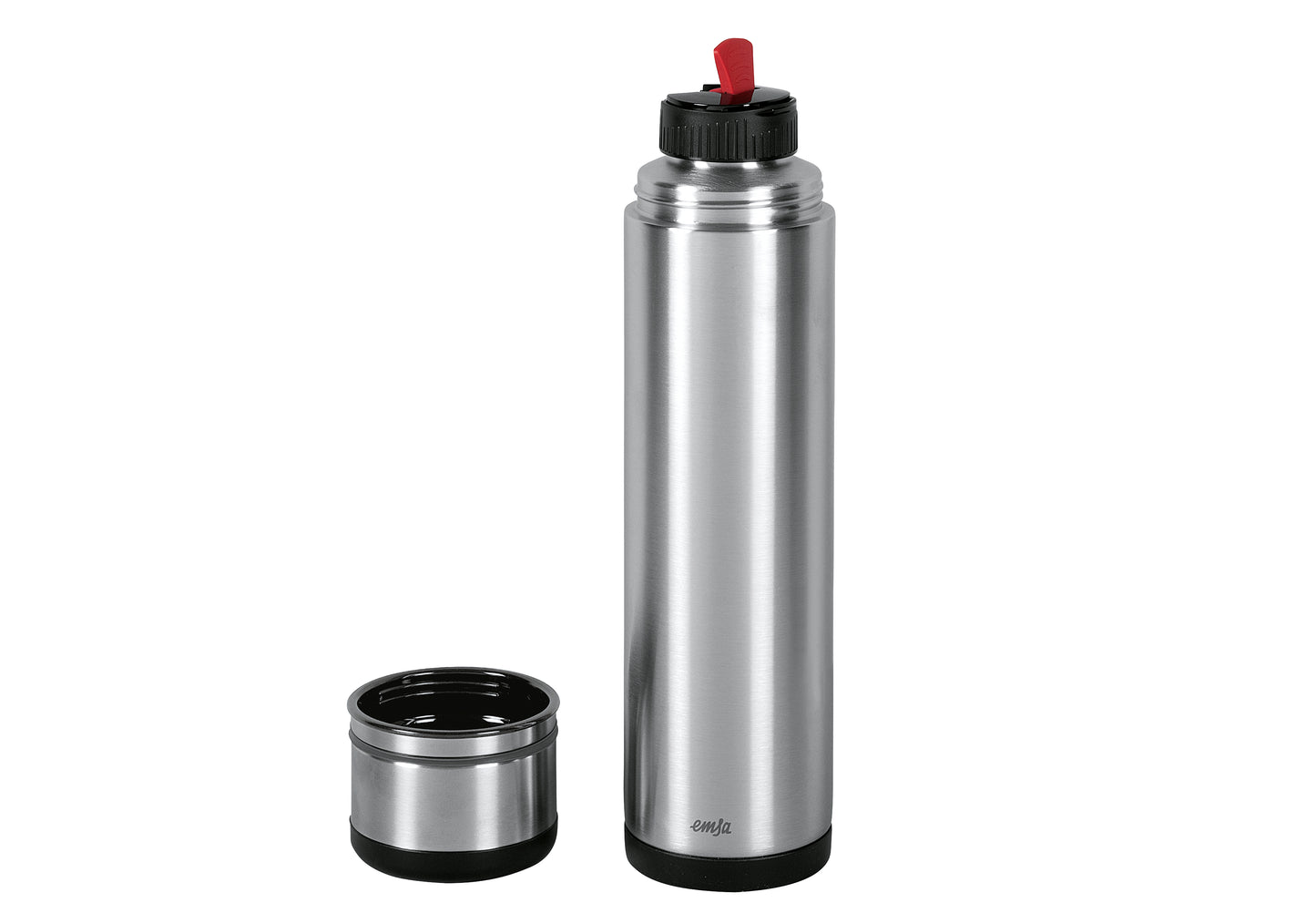 Isolierflasche Mobility 1l schwarz/anthrazit