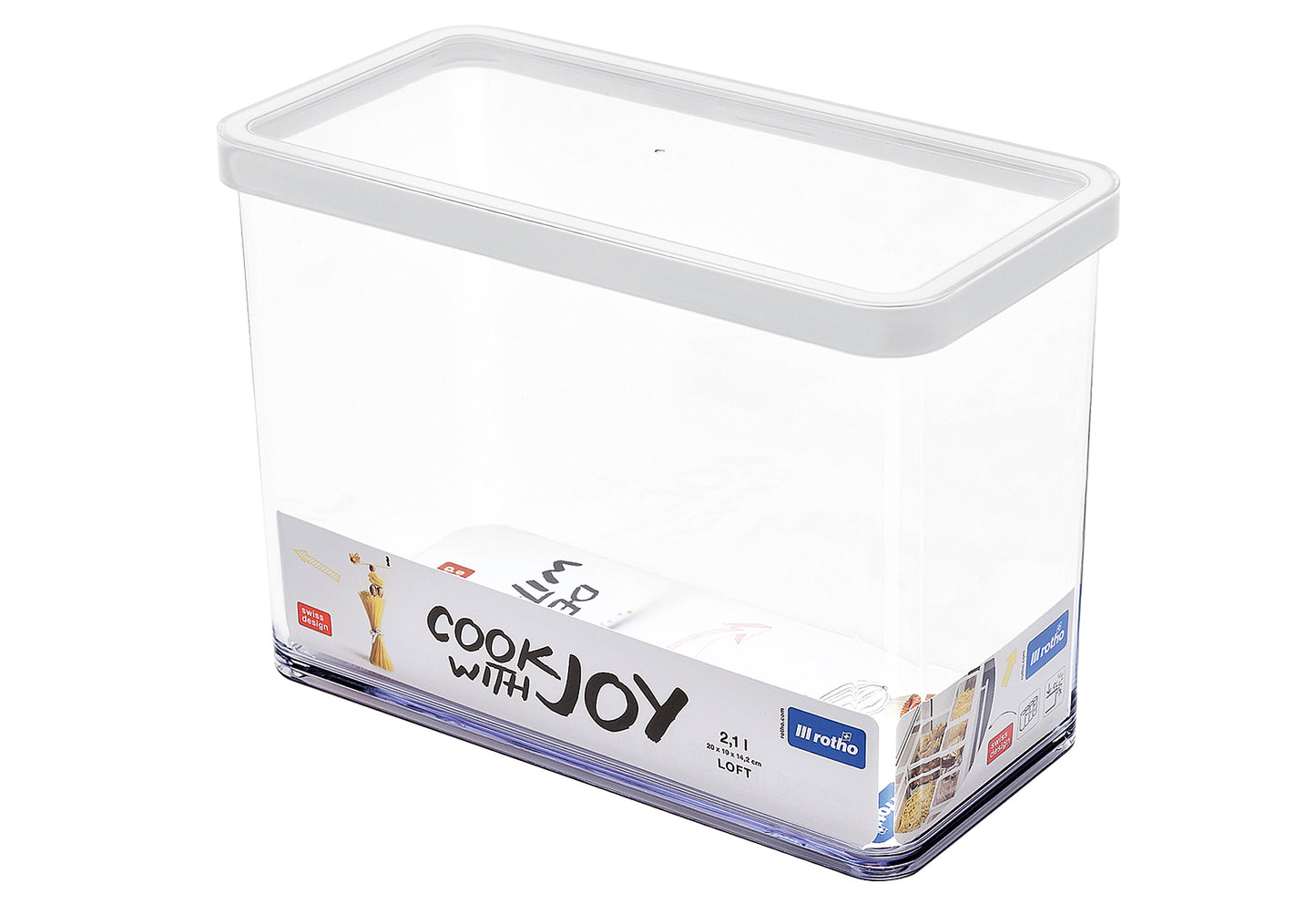 Vorratsdose Loft Premium 2,1l rechteckig