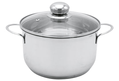 Fleischtopf Saturn Ø20cm 3l mit Glasdeckel