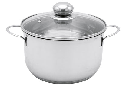 Fleischtopf Saturn Ø20cm 3l mit Glasdeckel