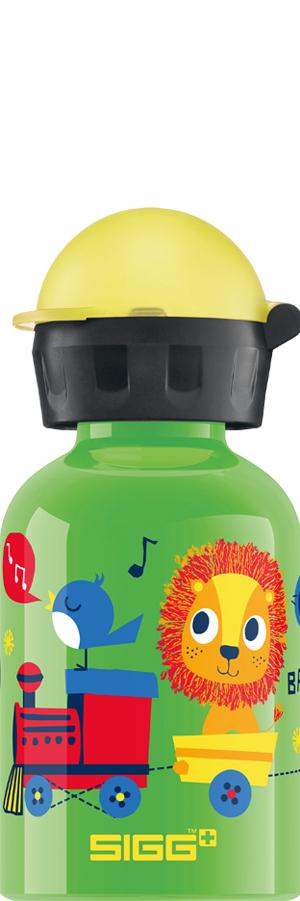 Trinkflasche Kids Aluminium Jungle Train 0,3l