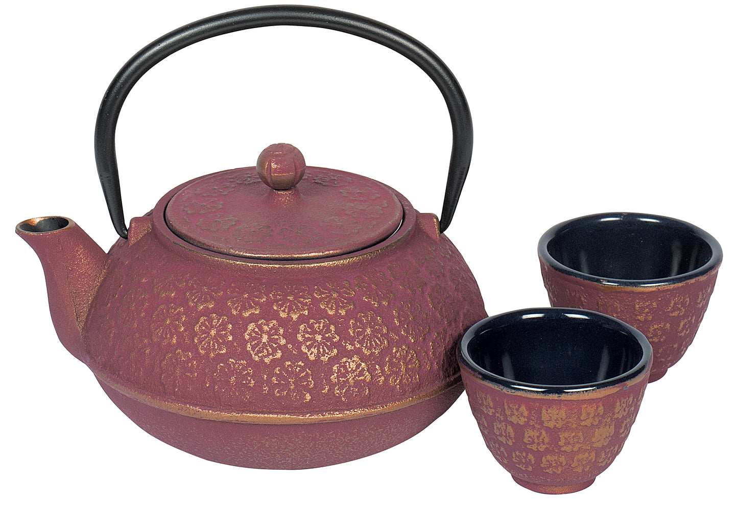 Tee-Set Gusseisen Shanghai 0,6l pinkgold