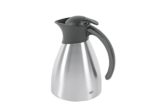 Isolierkanne Bono TT matt Edelstahl 1 l