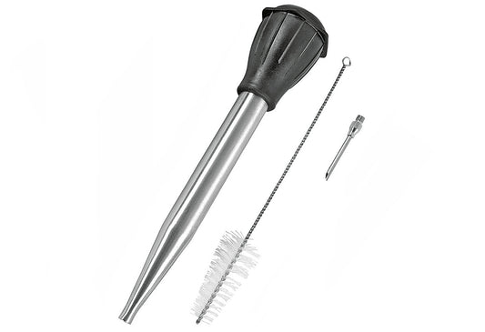 Bratensaftspritze Edelstahl 28cm 3teilig