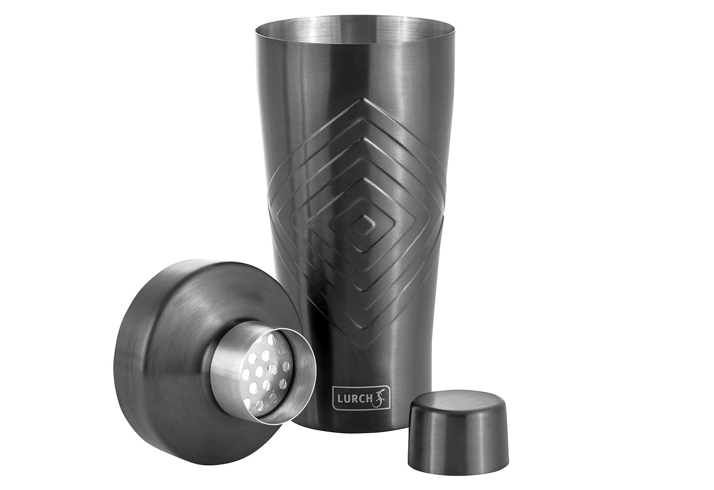 Cocktailshaker smokey grey 600ml