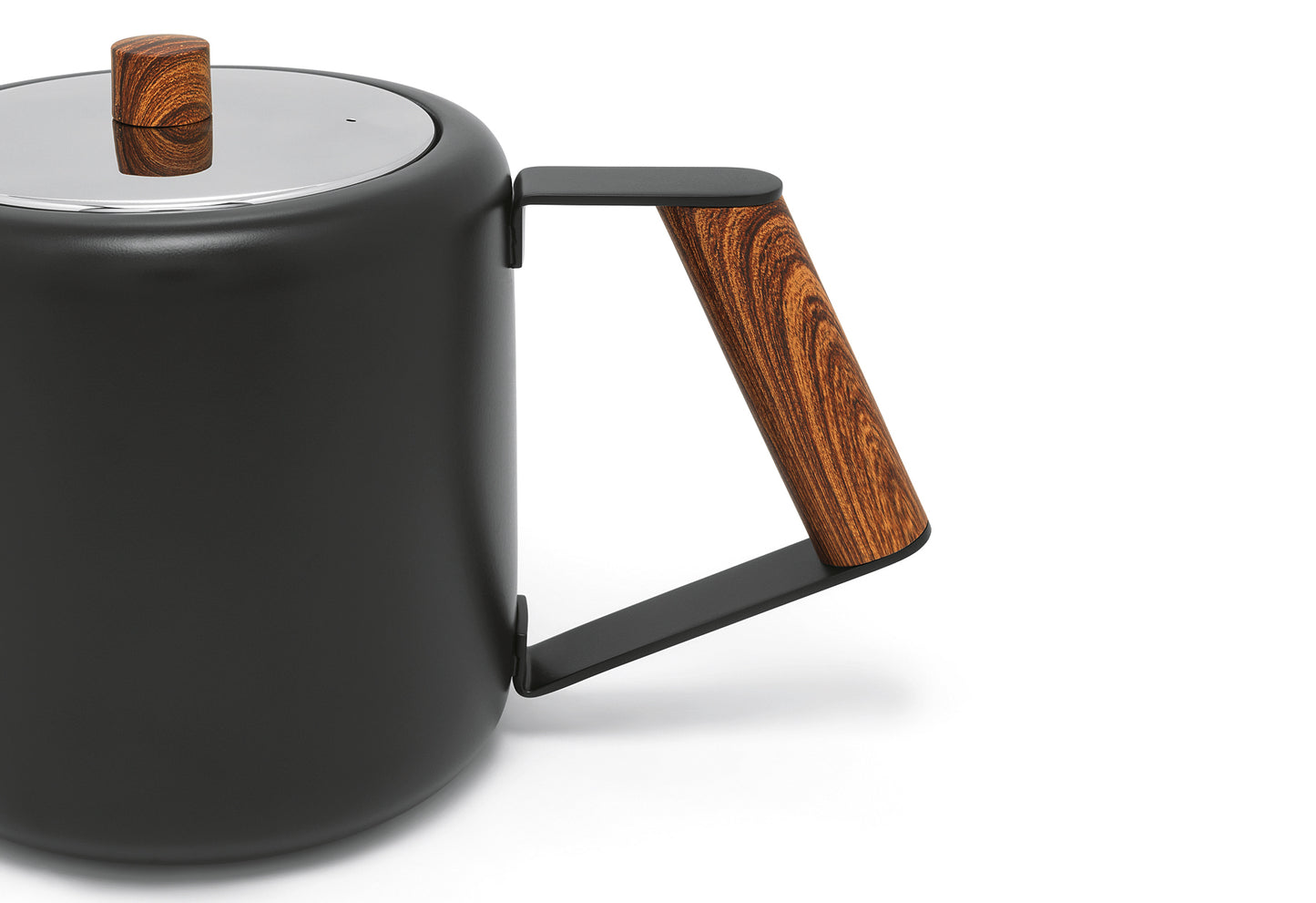 Teekanne Boston 1,1l matt schwarz