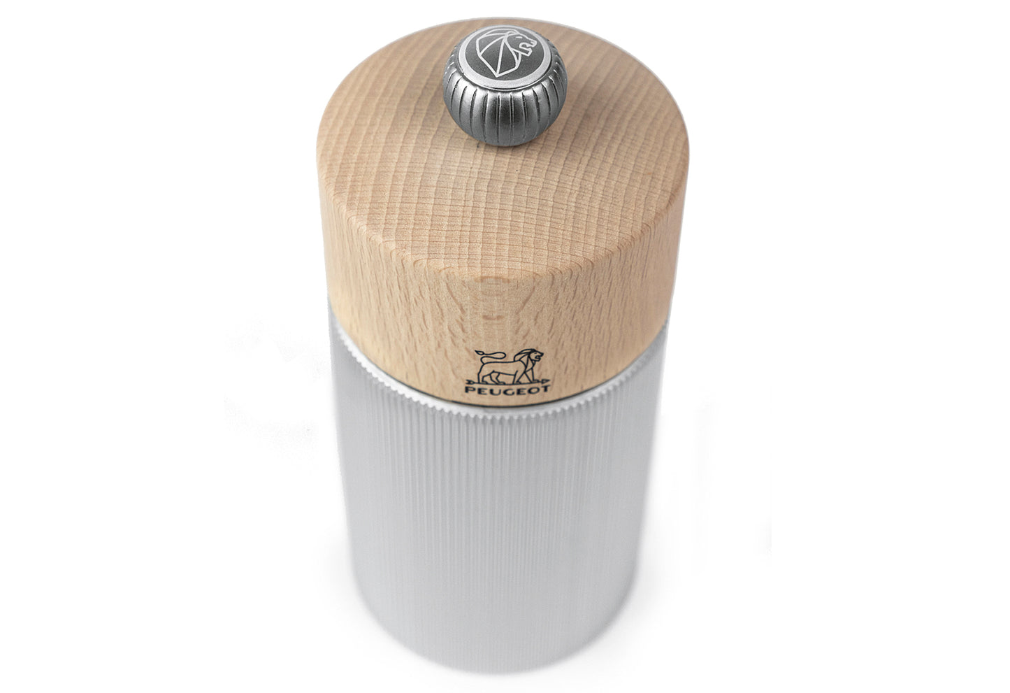 Salzmühle Line Aluminium/Natur 12cm